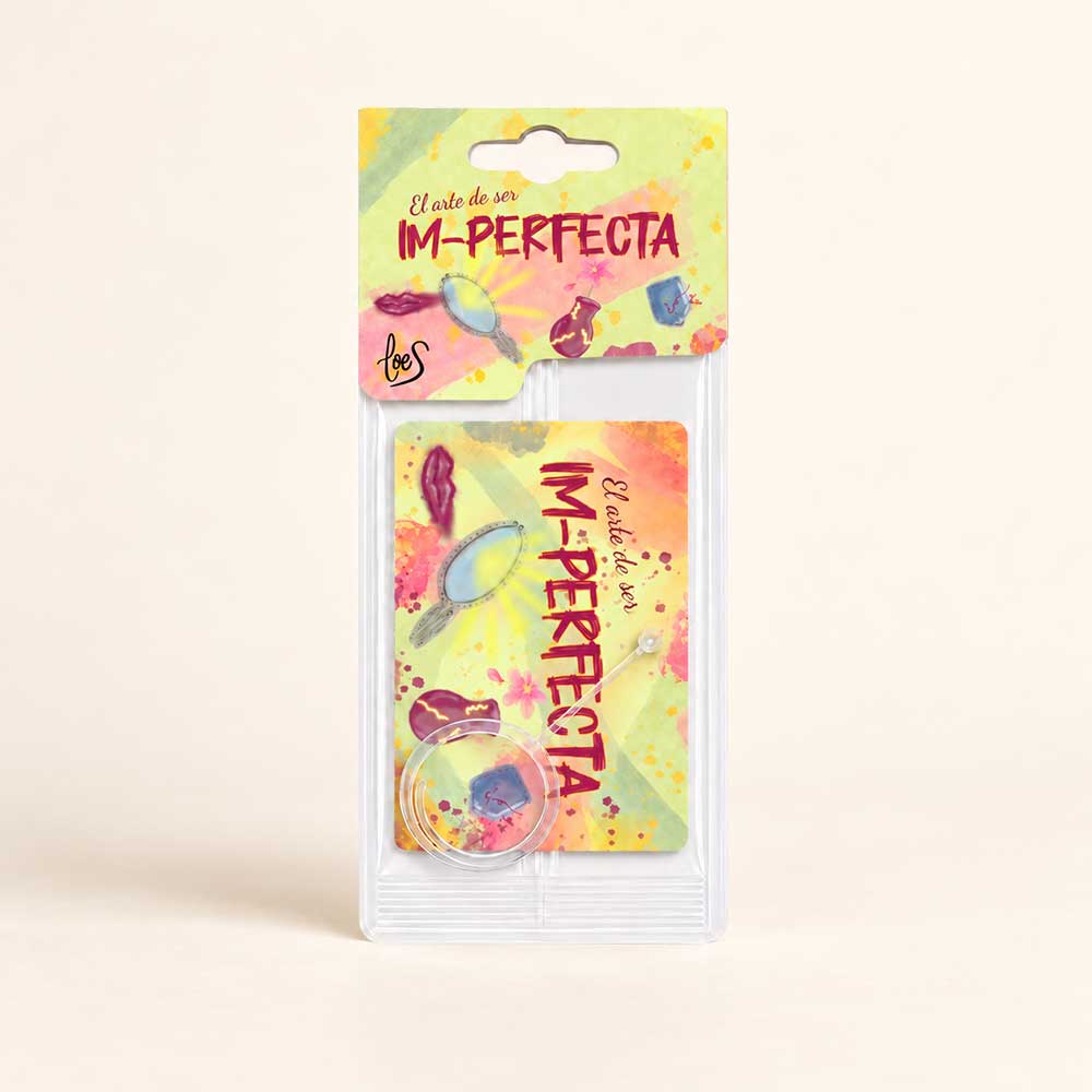 Ambientador de coche El arte de ser Im-Perfecta de LoeS, colección Empoder-arte, colgante perfumado para el retrovisor – D'Arome