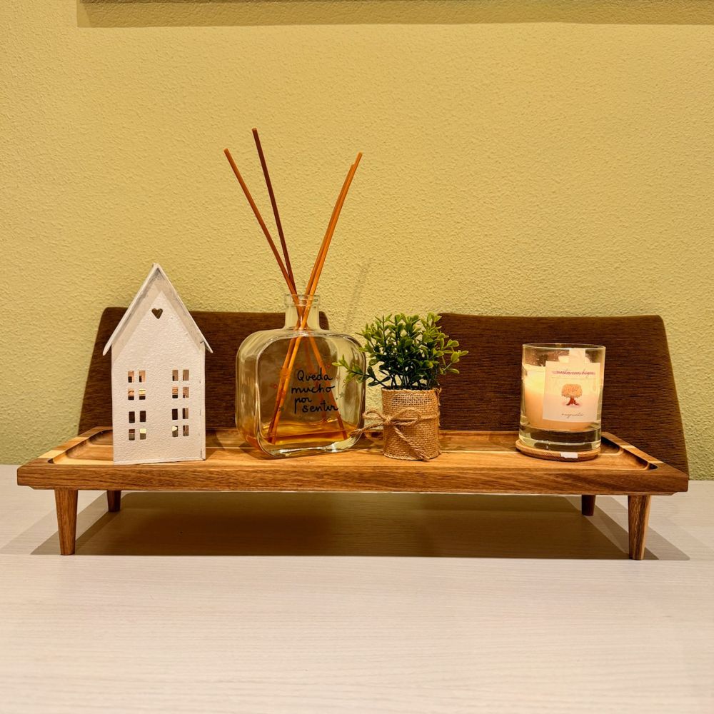 Bandeja de madera de acacia con patas RECTANGULAR – D'Arome