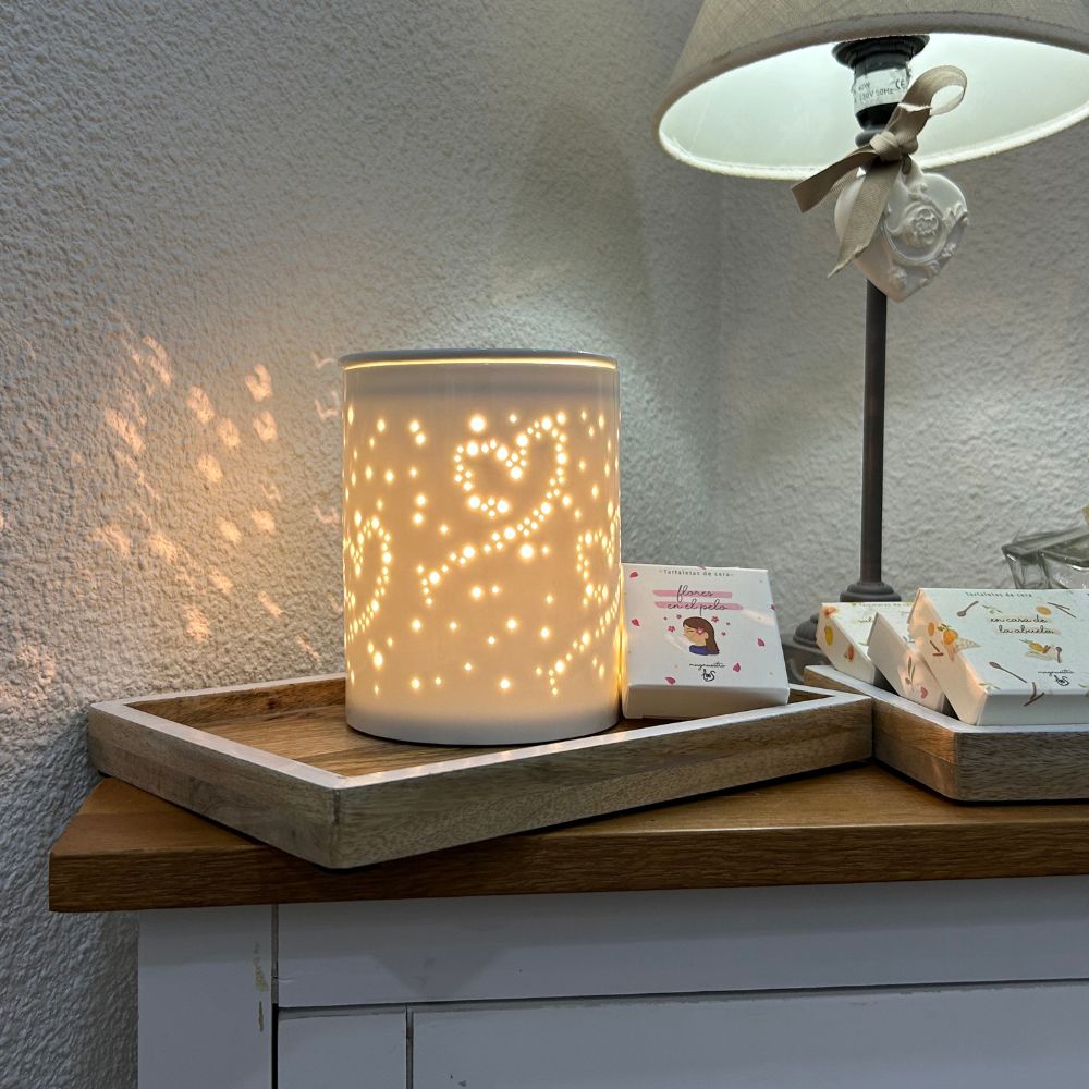 Bandeja de madera de mango PEQUEÑA filo blanco – D'Arome