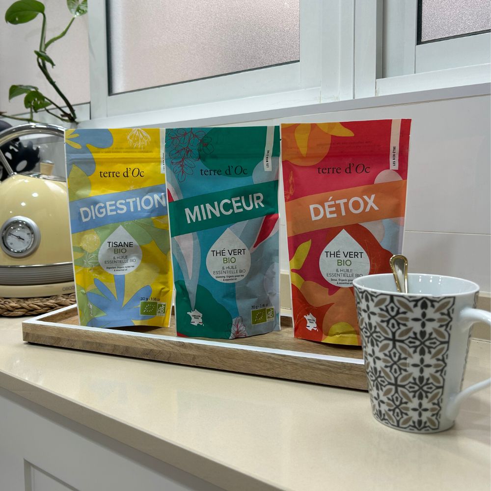 Bandeja de madera de mango MEDIANA filo blanco – D'Arome