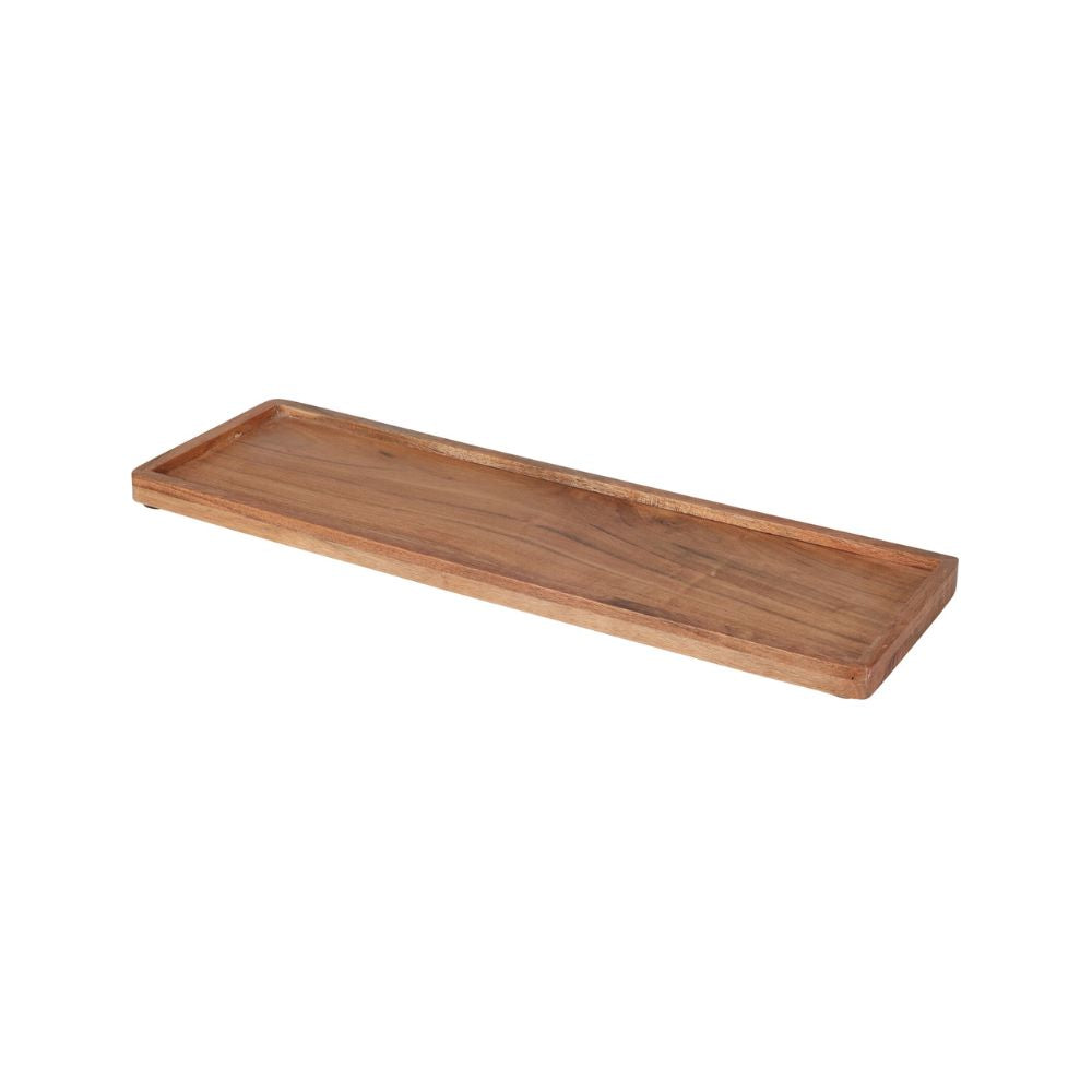 Bandeja de madera de acacia NATURAL rectangular – D'Arome