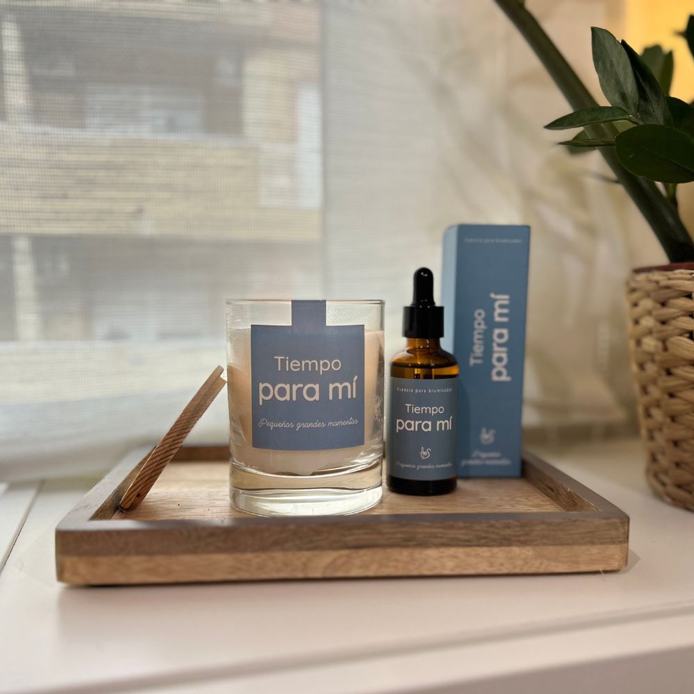 Bandeja de madera de mango PEQUEÑA filo gris – D'Arome