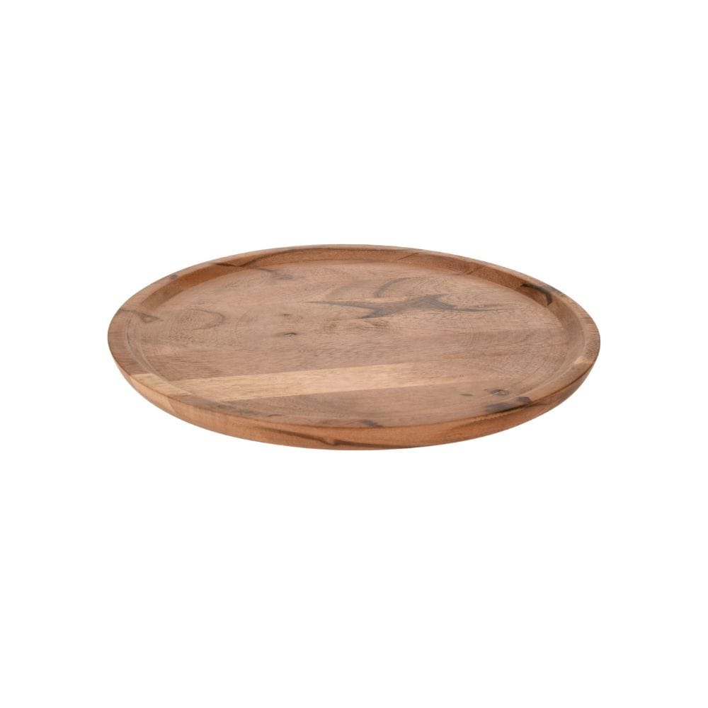 Bandeja de madera natural REDONDA  – D'Arome