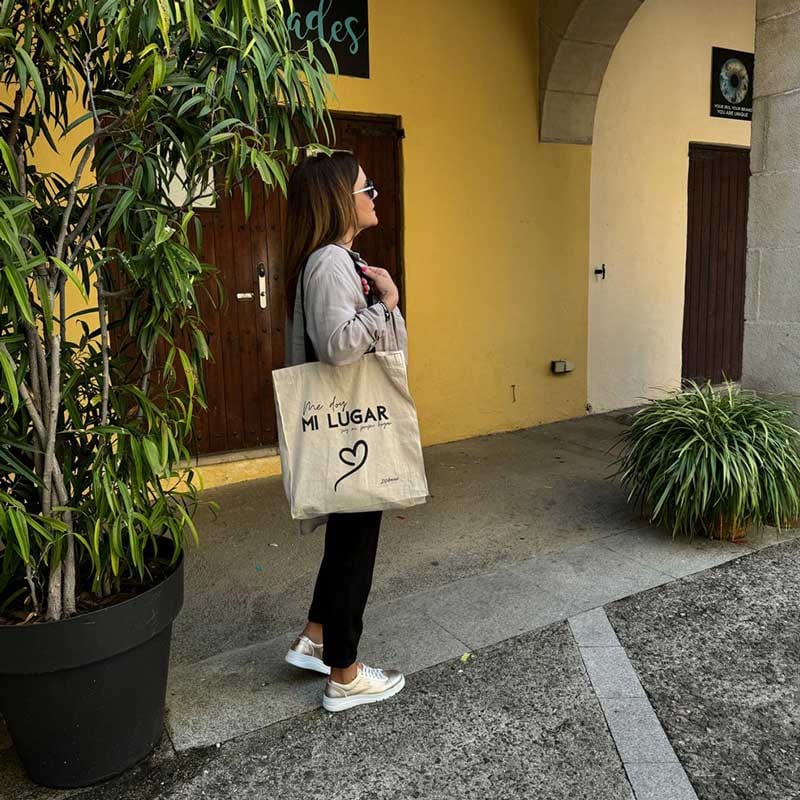 Bolsa de tela "ME DOY MI LUGAR" – D'Arome