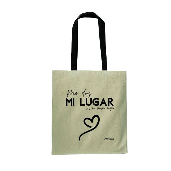 Bolsa de tela "ME DOY MI LUGAR" – D'Arome