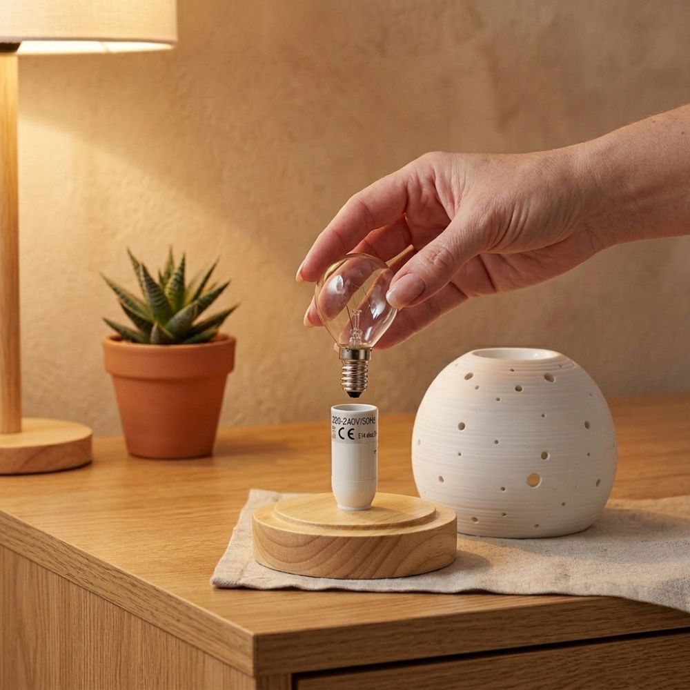 Bombilla E14/40W/230V - Quemador Atardecer y Mundo