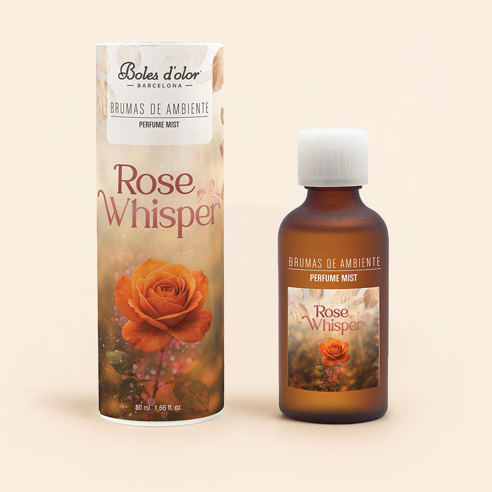 Bruma Rose Whisper de Boles d’Olor 🌹 Aroma floral/amaderado con 4 tipos de rosa. Crea un ambiente elegante y sereno con tu difusor. ¡Vamos!