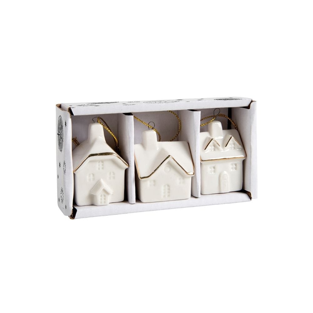 Pack 3 CASAS COLGANTES de cerámica –  Mathilde M.