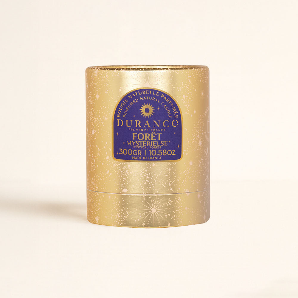 Vela aromatica de cera natural BOSQUE MISTERIOSO 300gr – Durance