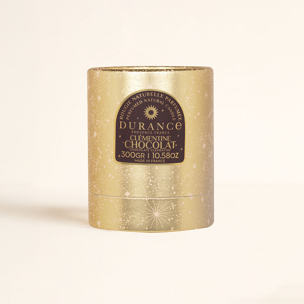 Vela aromatica de cera natural CLEMENTINA CHOCOLATE 300gr – Durance