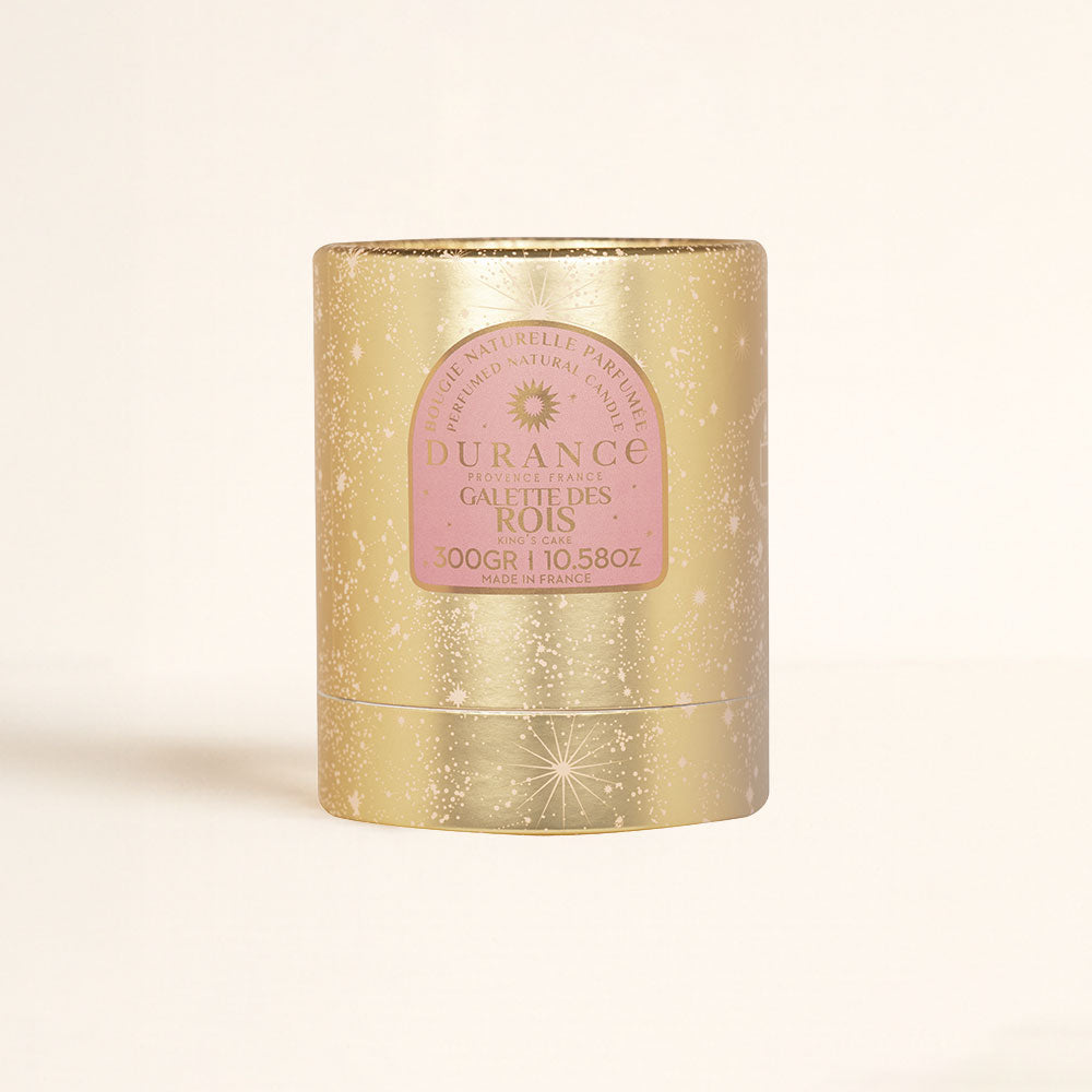 Vela aromatica de cera natural PASTEL DE REYES 300gr – Durance