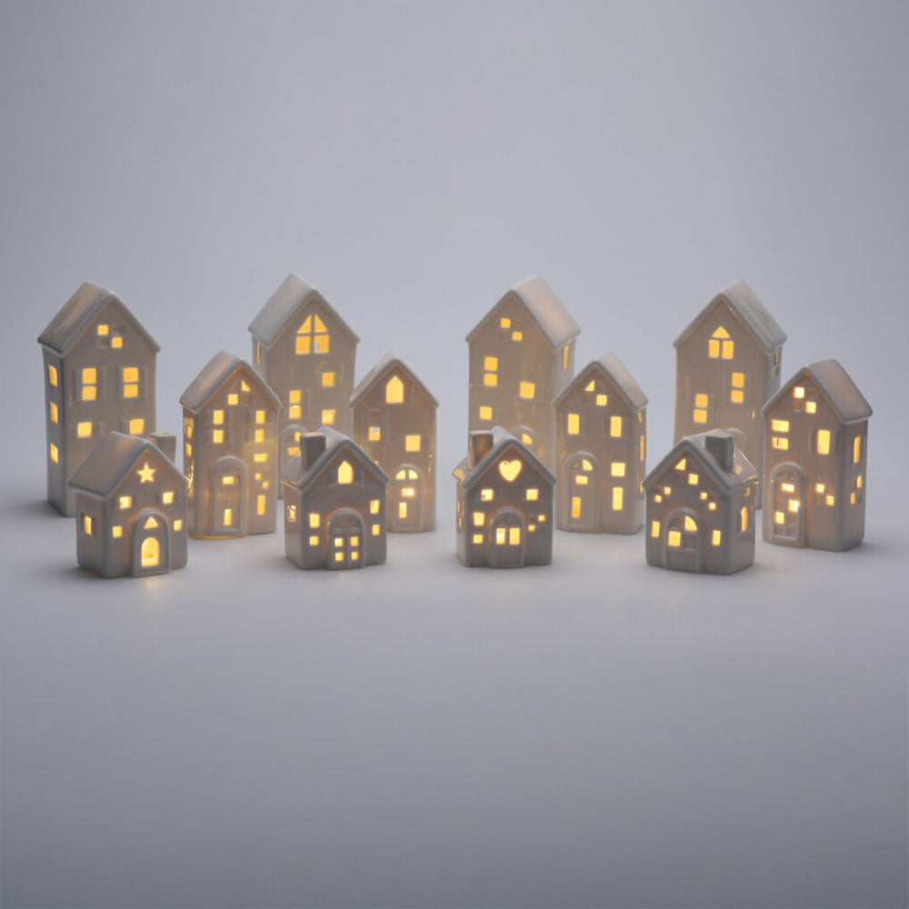 Decoración Navidad CASITA CON LUZ ESTRELLA – D'Arome