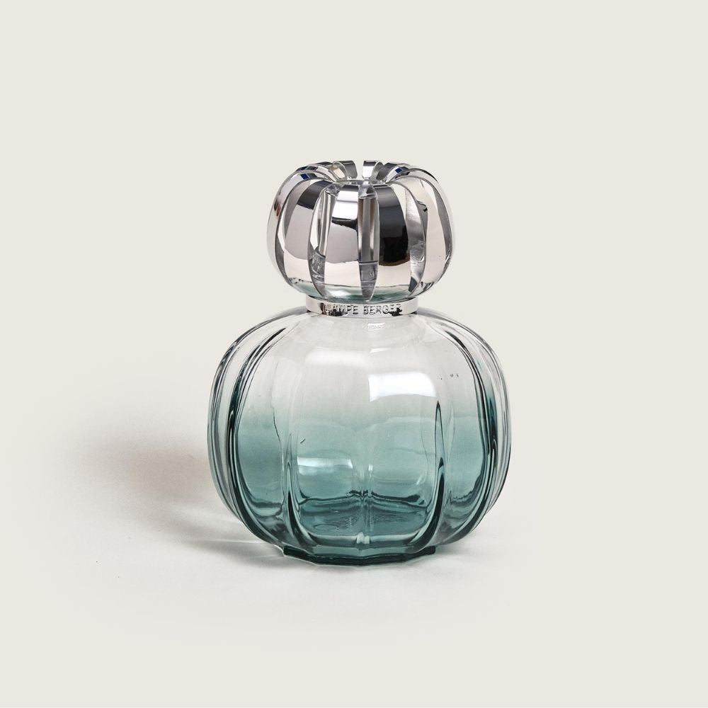Cofre lámpara catalítica CORALI VERDE + aroma Aqua Céleste – Maison Berger