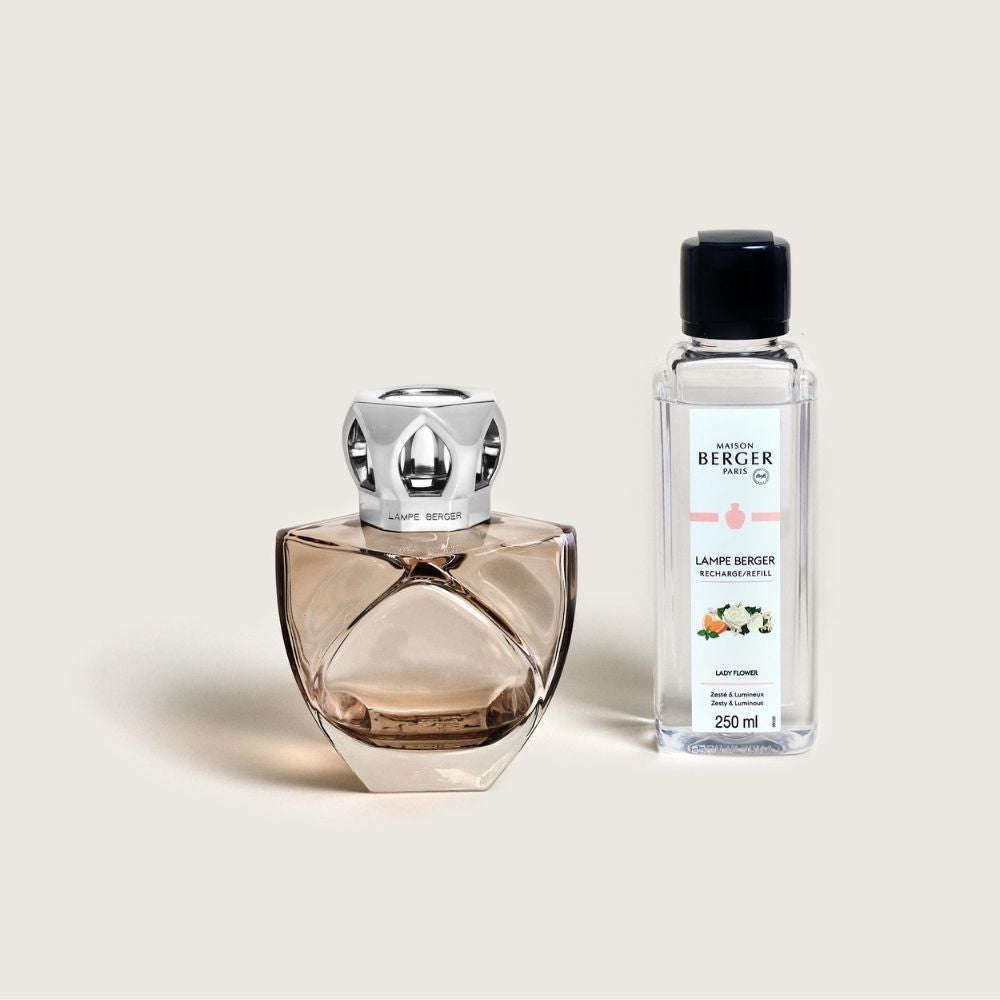 Cofre lámpara catalítica ETERNITY NUDE – aroma Lady Flower – Maison Berger