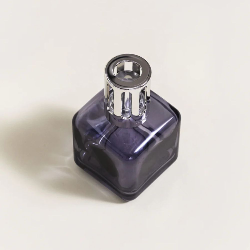 Cofre lámpara catalítica GLACON GRIS – aroma Pure White tea – Maison Berger