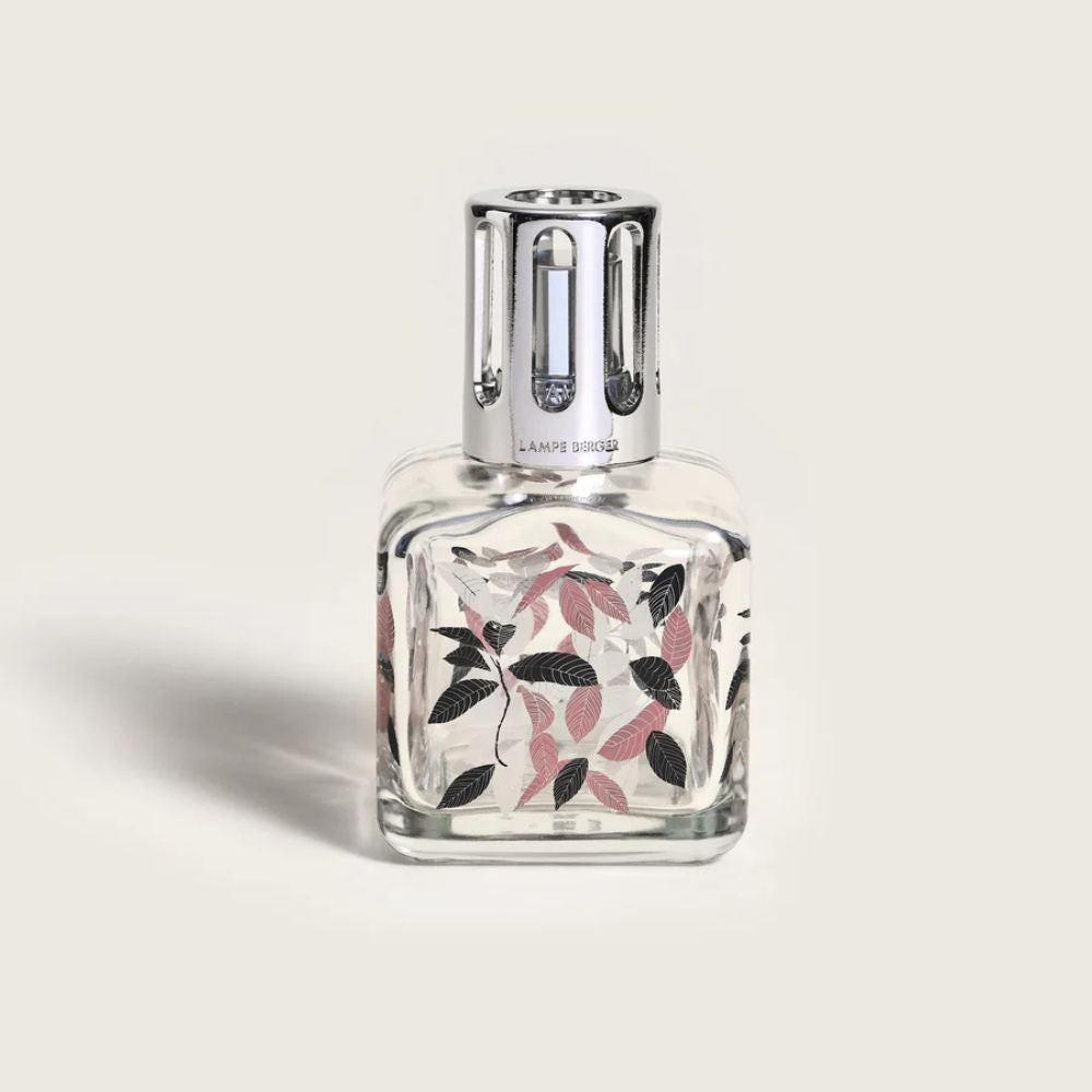 Cofre lámpara catalítica GLACON HOJAS – aroma Zest of Verbena – Maison Berger