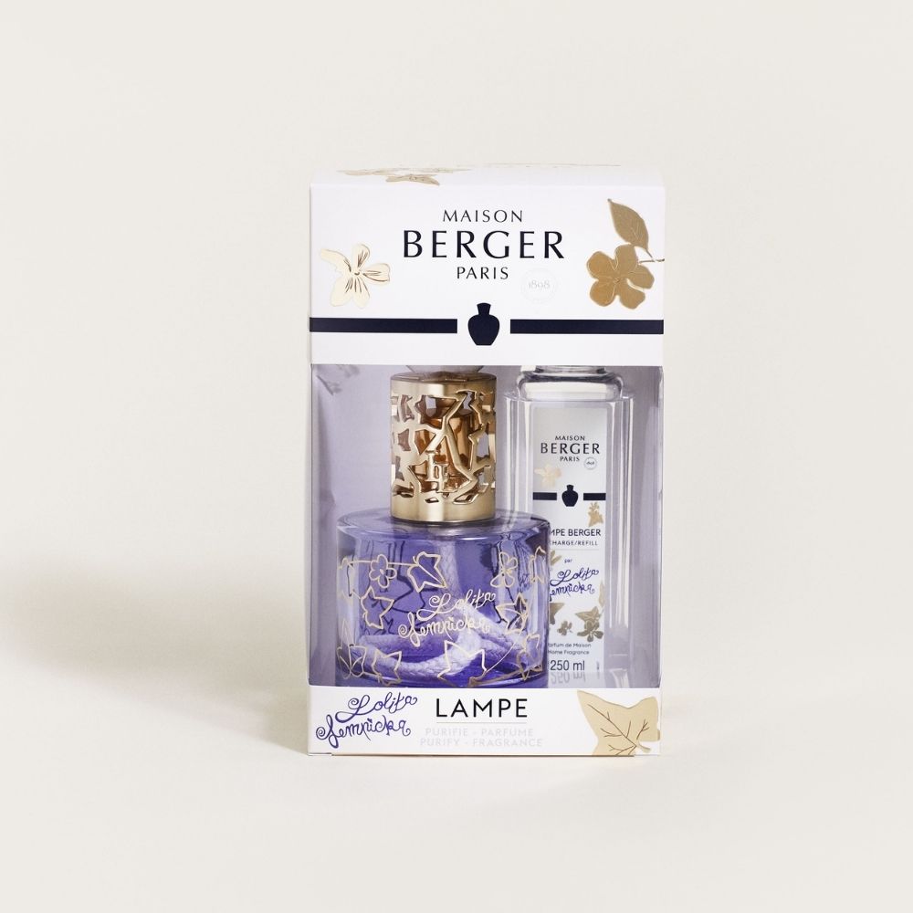 Cofre lámpara catalítica REDONDO Lolita Lempicka VIOLETA – Maison Berger