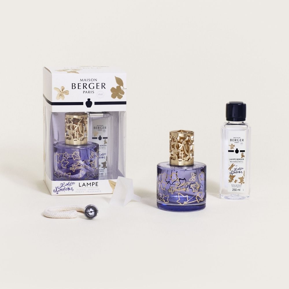 Cofre lámpara catalítica REDONDO Lolita Lempicka VIOLETA – Maison Berger