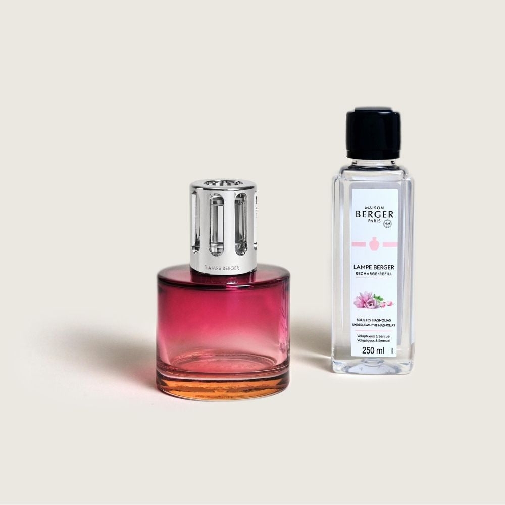 Cofre lámpara catalítica PURE ROSA – aroma Sous Les Magnolias – Maison Berger