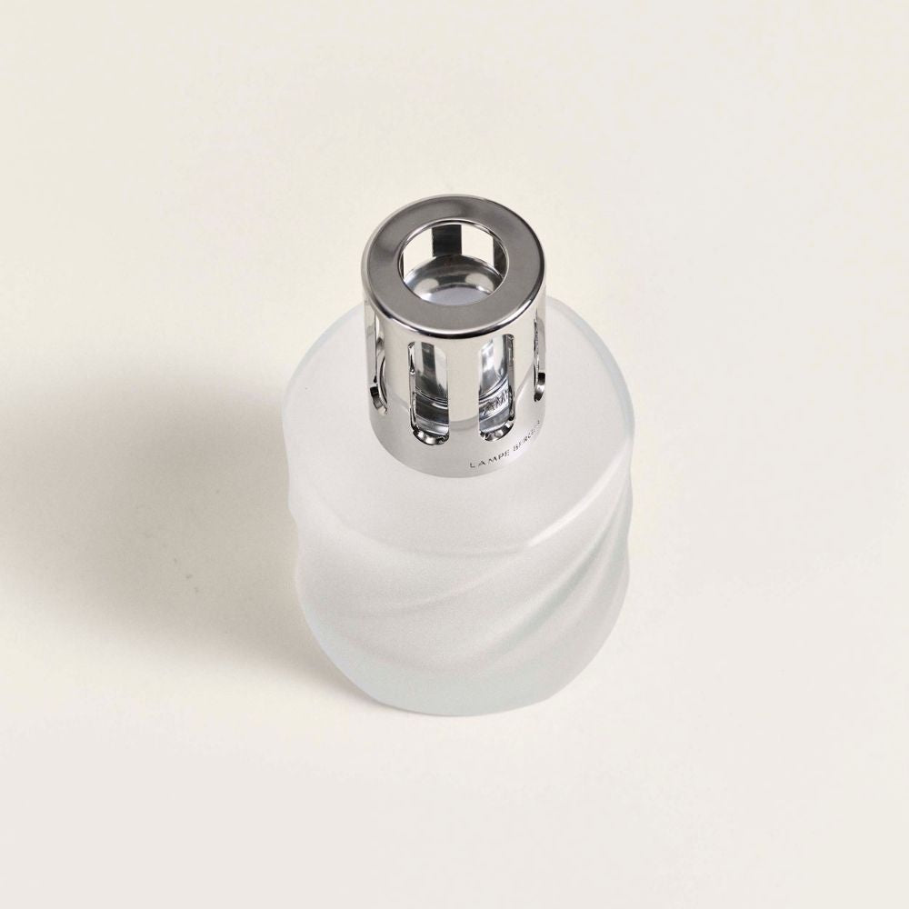 Cofre lámpara catalítica SPIRALE ESCARCHADA – aroma Vent D'Ocean – Maison Berger