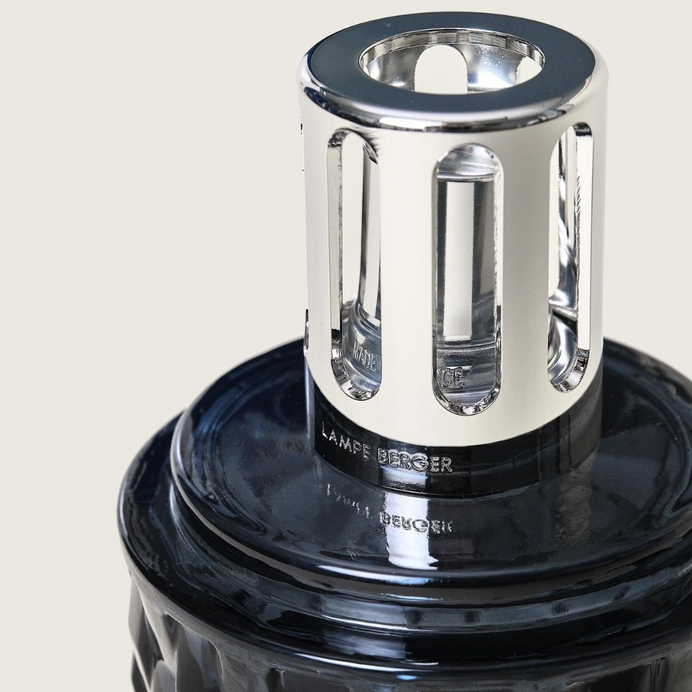 Cofre lámpara catalítica VARIATION GRIS – aroma Velvet of Orient – Maison Berger