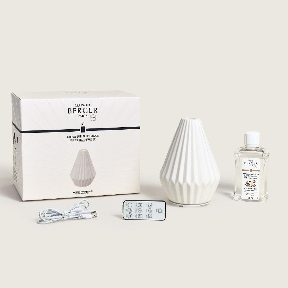 Difusor de aromas CONE + recarga Amber Powder – Maison Berger