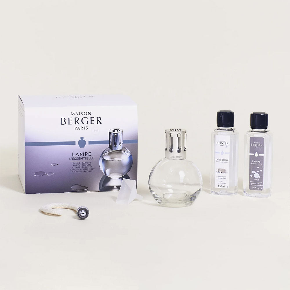 Cofre lámpara catalítica REDONDA BÁSICA – aroma Cotton Cares + Air Pure – Maison Berger