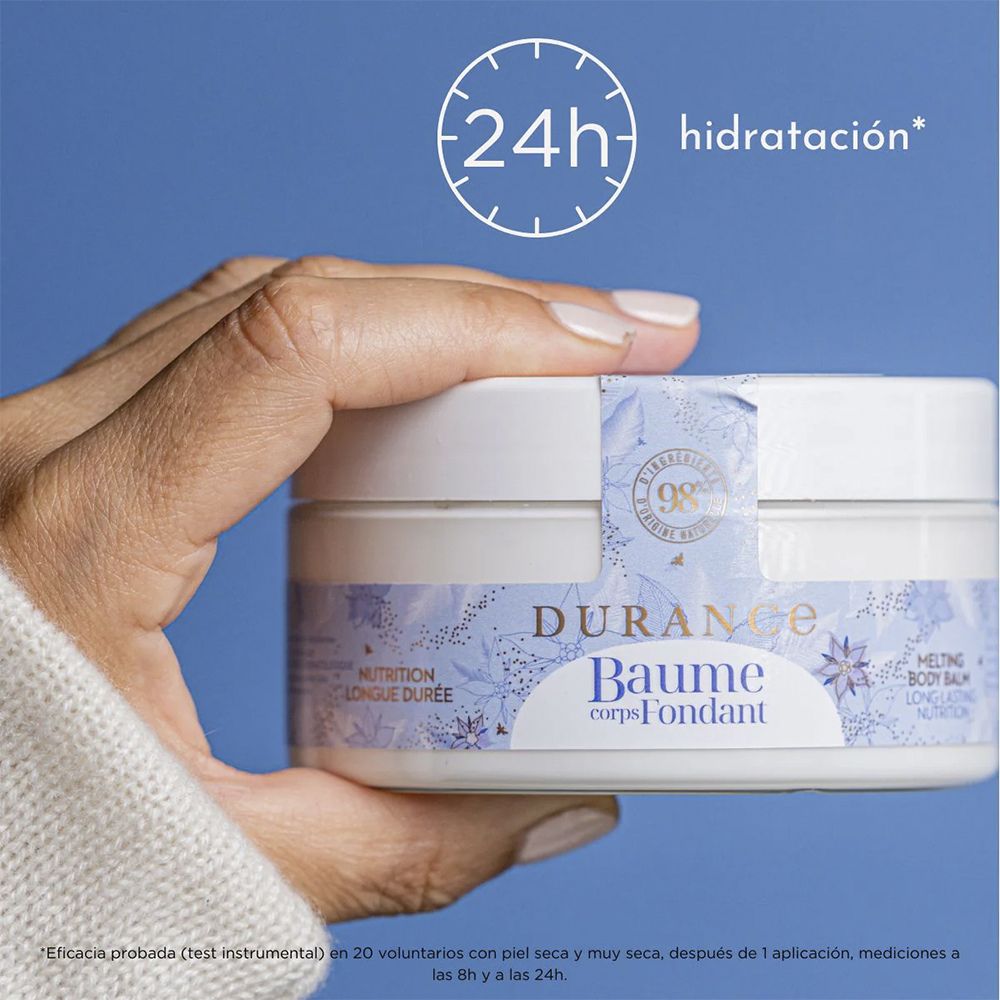 Crema corporal Durance con 24 horas de hidratación comprobada - D'Arome