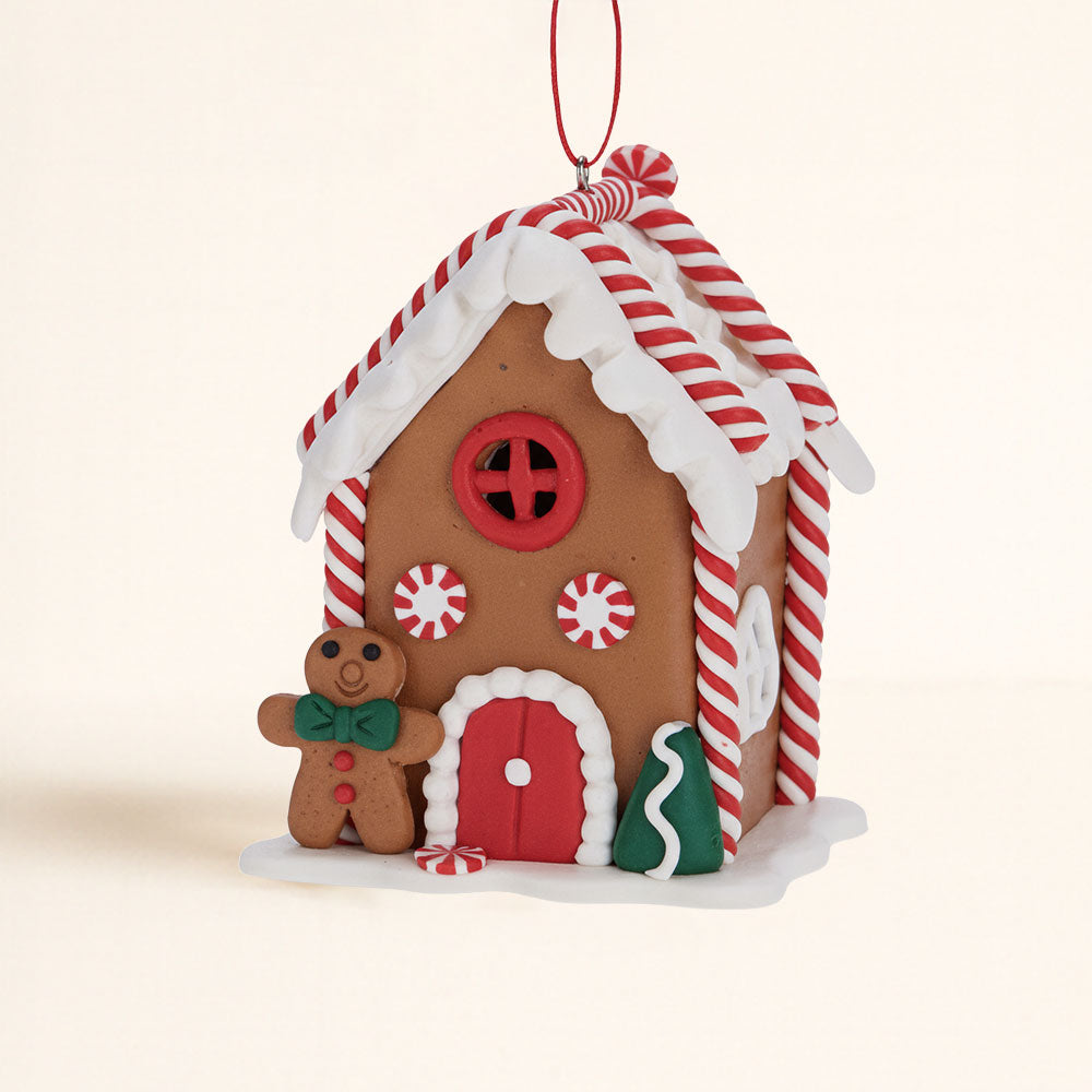 La Casita de Chocolate Muñeco Jengibre es perfecta para la decoración de Navidad. Ideal para colgar o colocar. Dulce, divertida y artesanal.