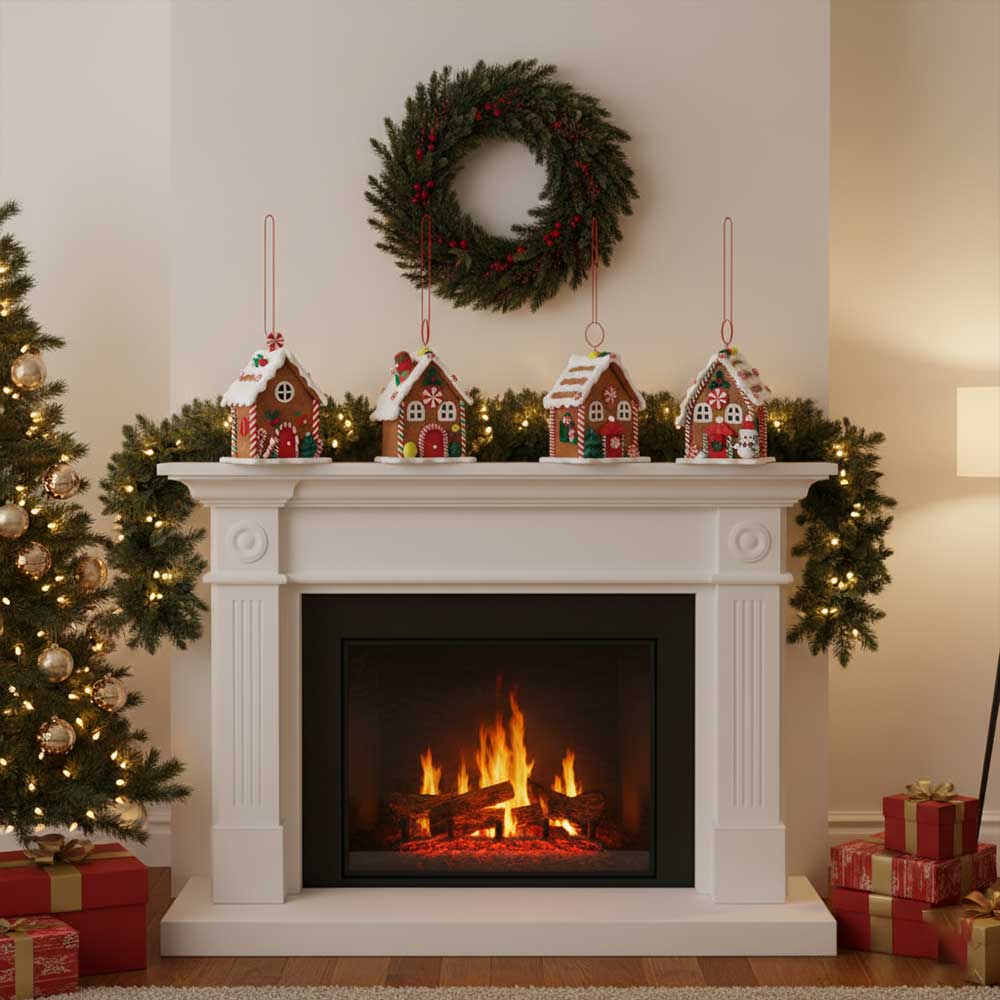 Decoración Navidad CASITA DE CHOCOLATE - Bastón de Navidad – D'Arome