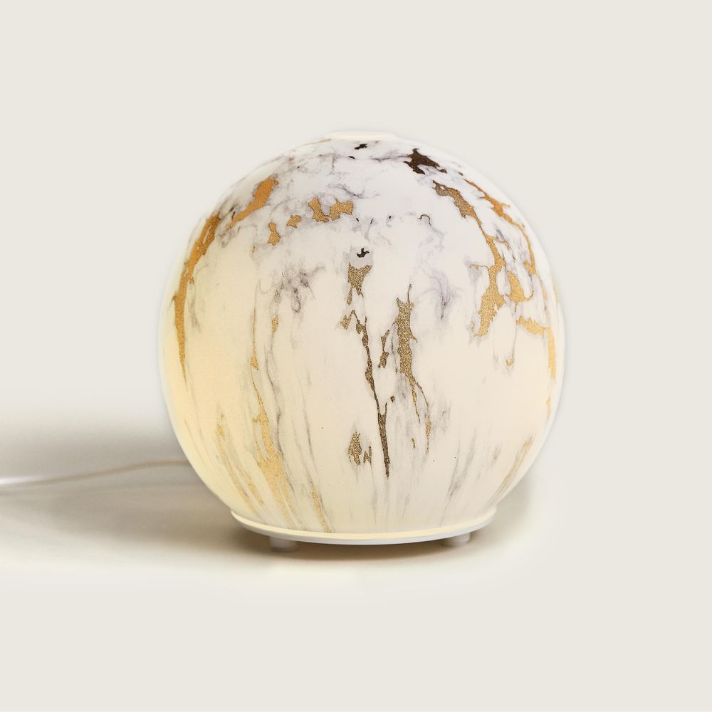 Difusor de aromas MARBRURES + recarga Liliflora – Maison Berger