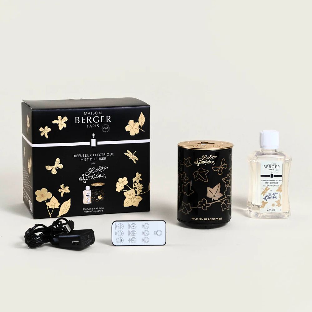 Difusor de aromas NOIRE + recarga Lolita Lempicka – Maison Berger