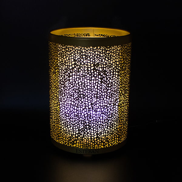 Difusor eléctrico Or & Lumière dorados de la marca Esteban Paris de D'Arome