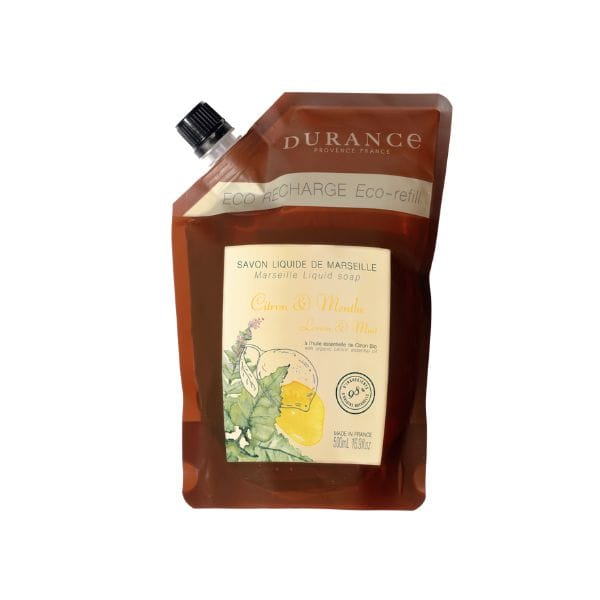 Eco Recarga Jabón de Marsella Líquido CITRON Y MENTHE 500ml – Durance