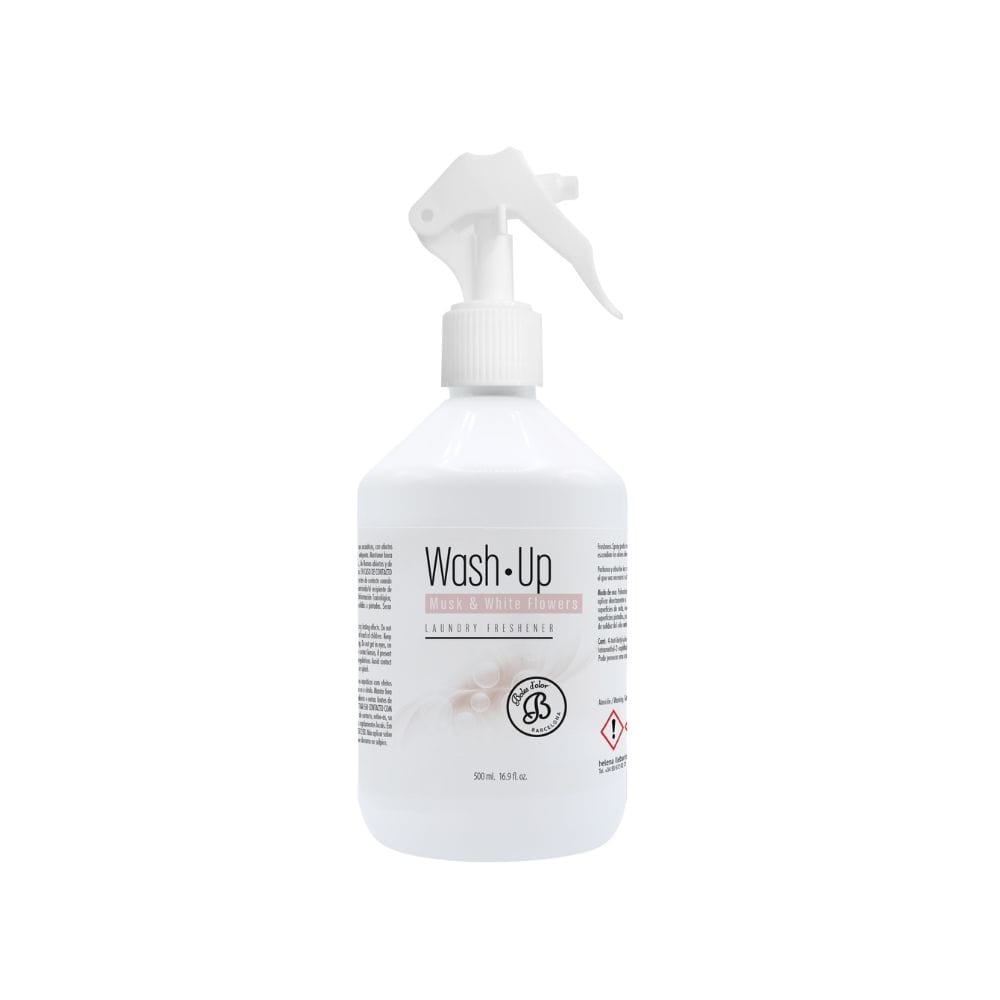 Spray textil eliminador de olores MUSK & WHITE FLOWERS 500ml colección Wash up – Boles D'Olor