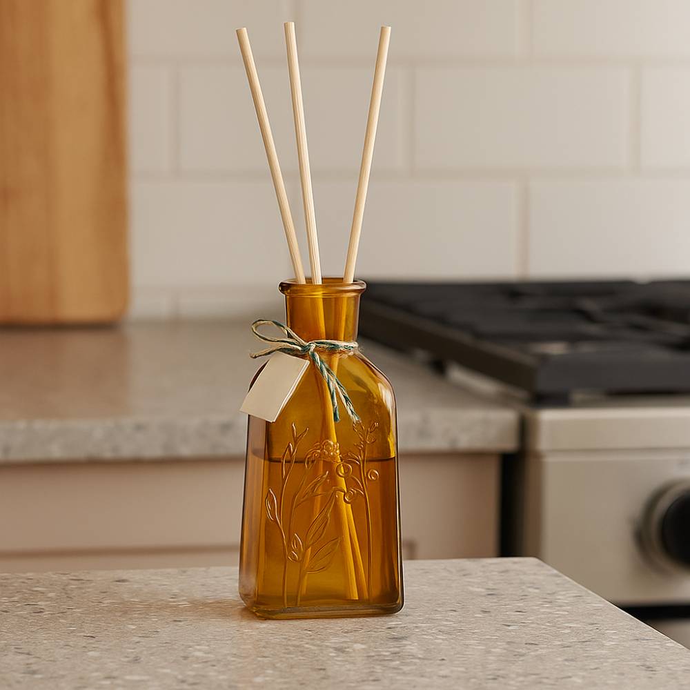 Envase de ambientador mikado TESSA ÁMBAR OSCURO – D'Arome