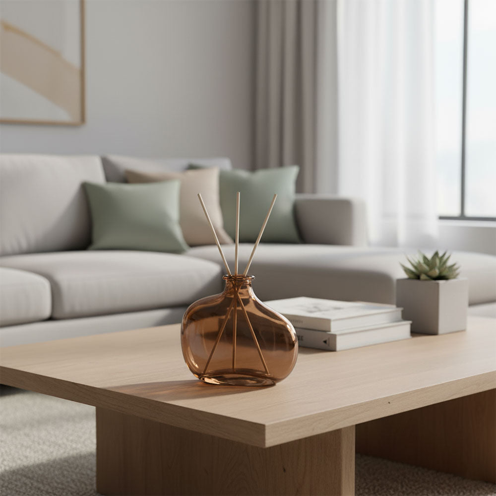 Envase de ambientador mikado SERENA ÁMBAR OSCURO – D'Arome