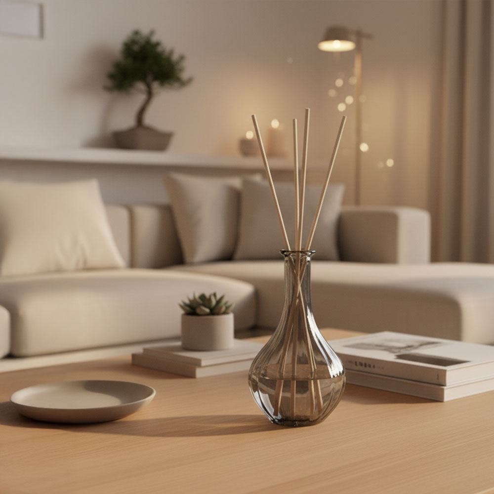 Envase de ambientador mikado TALÍA GRIS OSCURO – D'Arome