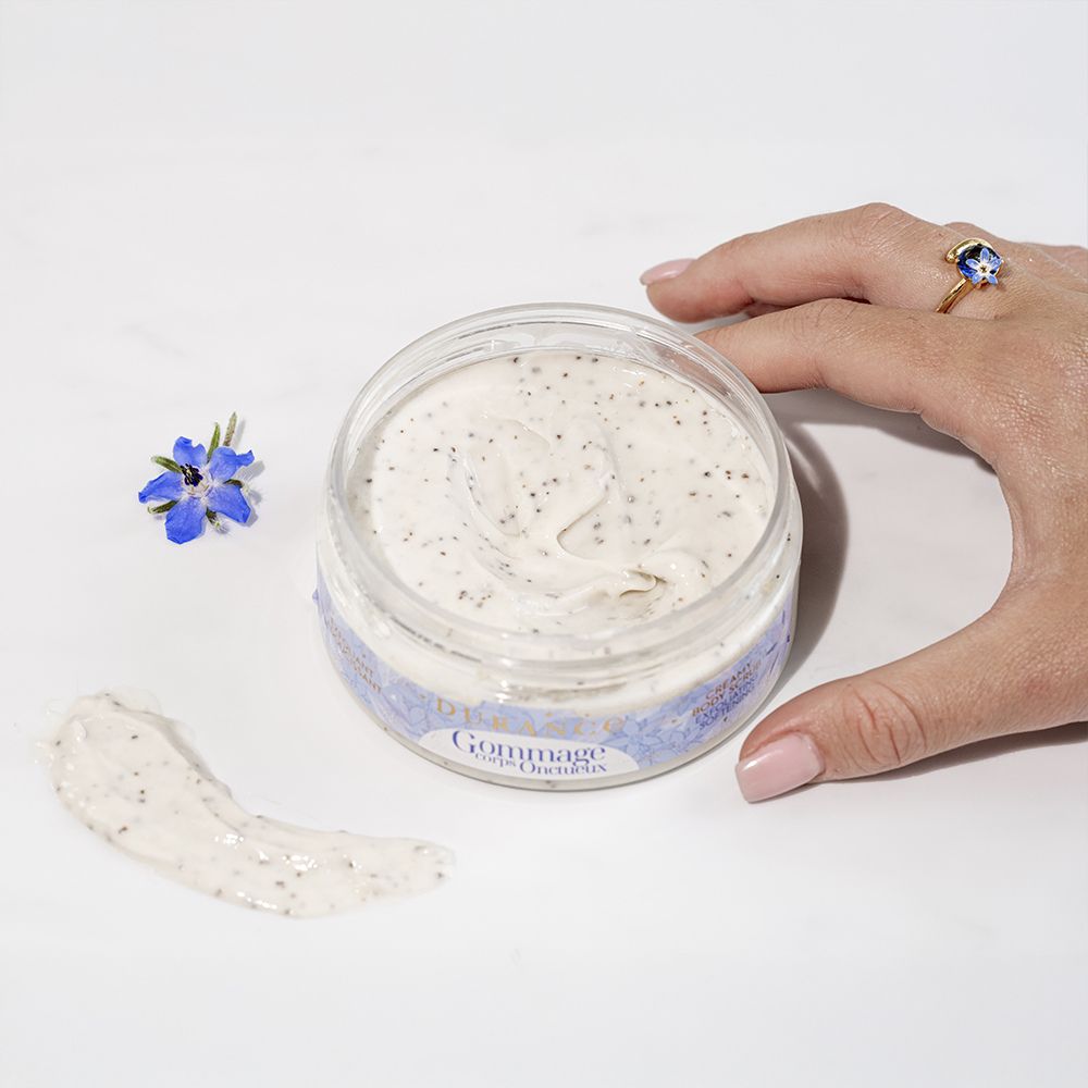 Textura granulada exfoliante corporal aceite de borraja Durance - D'Arome