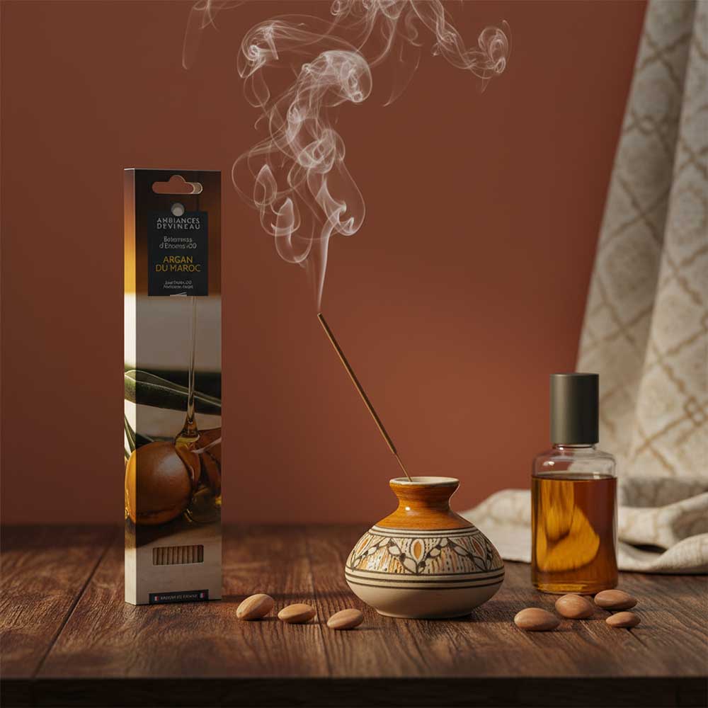 Varillas de incienso ARGÁN DE MARRUECOS – Ambiances Devineau