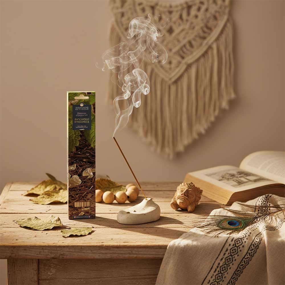 Varillas de incienso PACHULI DE INDONESIA – Ambiances Devineau