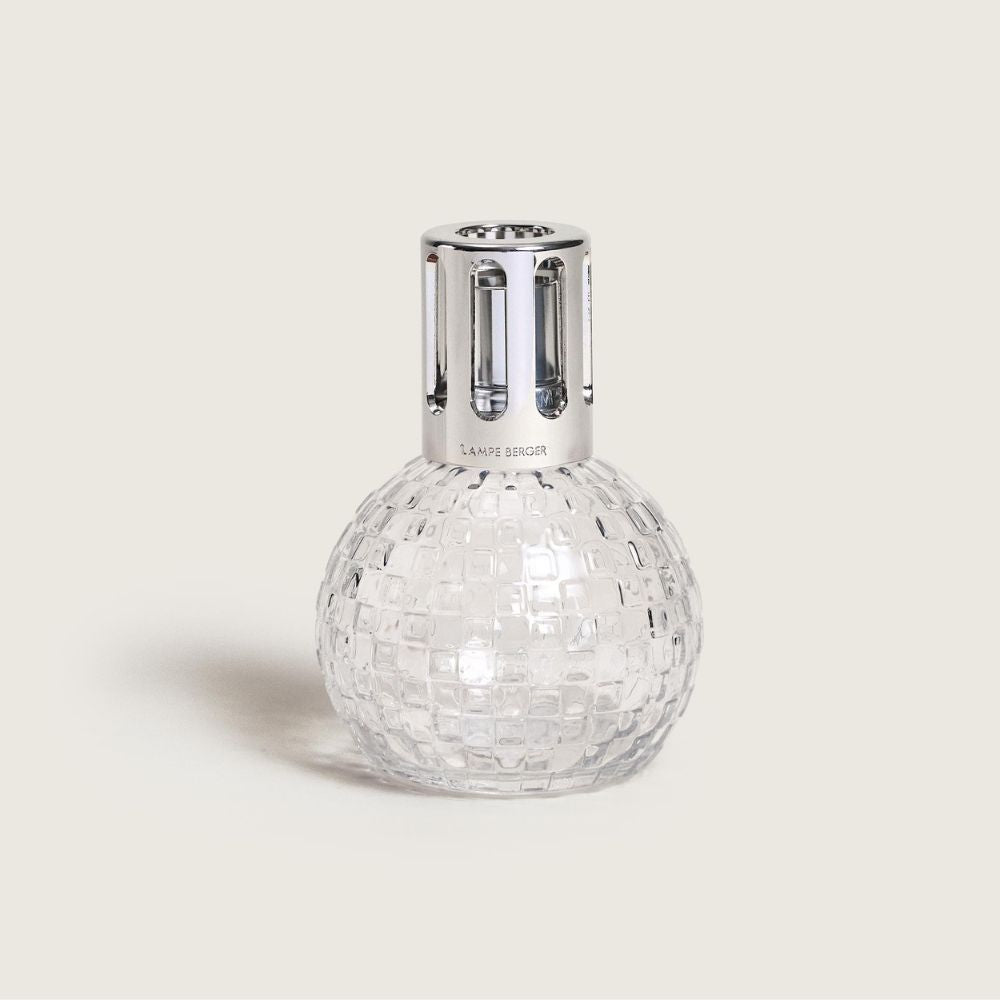 Cofre lámpara catalítica DISCO TRANSPARENTE + aroma Liliflora– Maison Berger