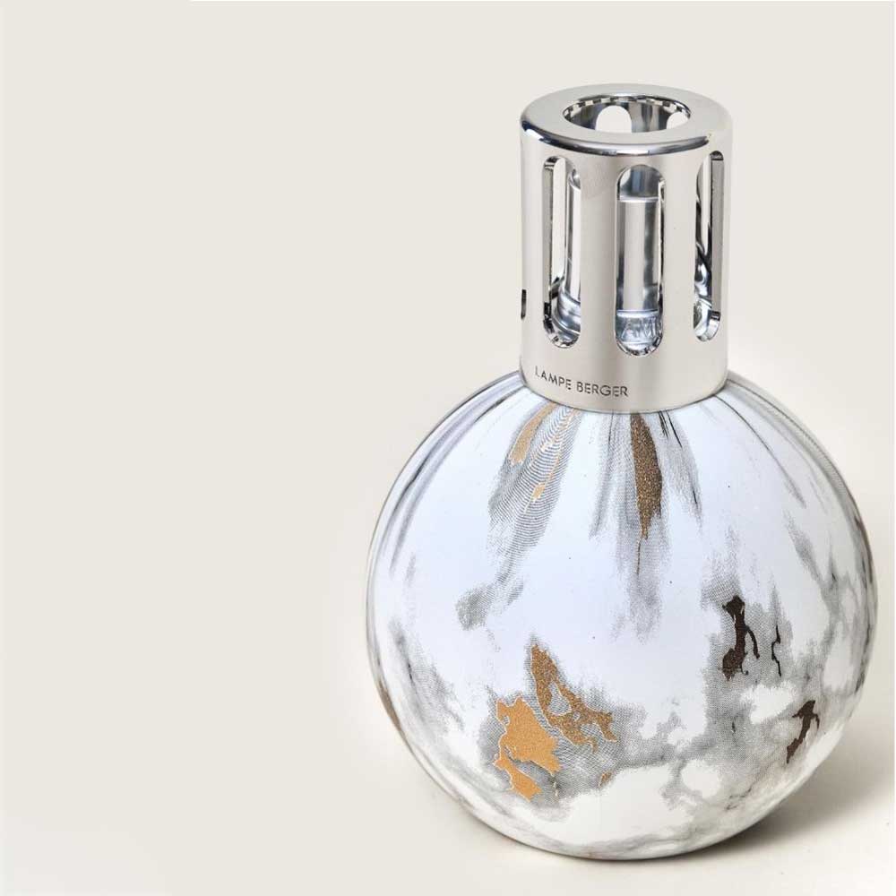 Lámpara catalítica MARBRURE BLANCA – Maison Berger