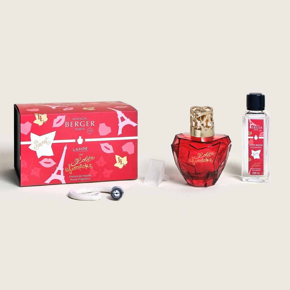Cofre lámpara catalítica PREMIUM Lolita Lempicka Sweet ROJA – Maison Berger