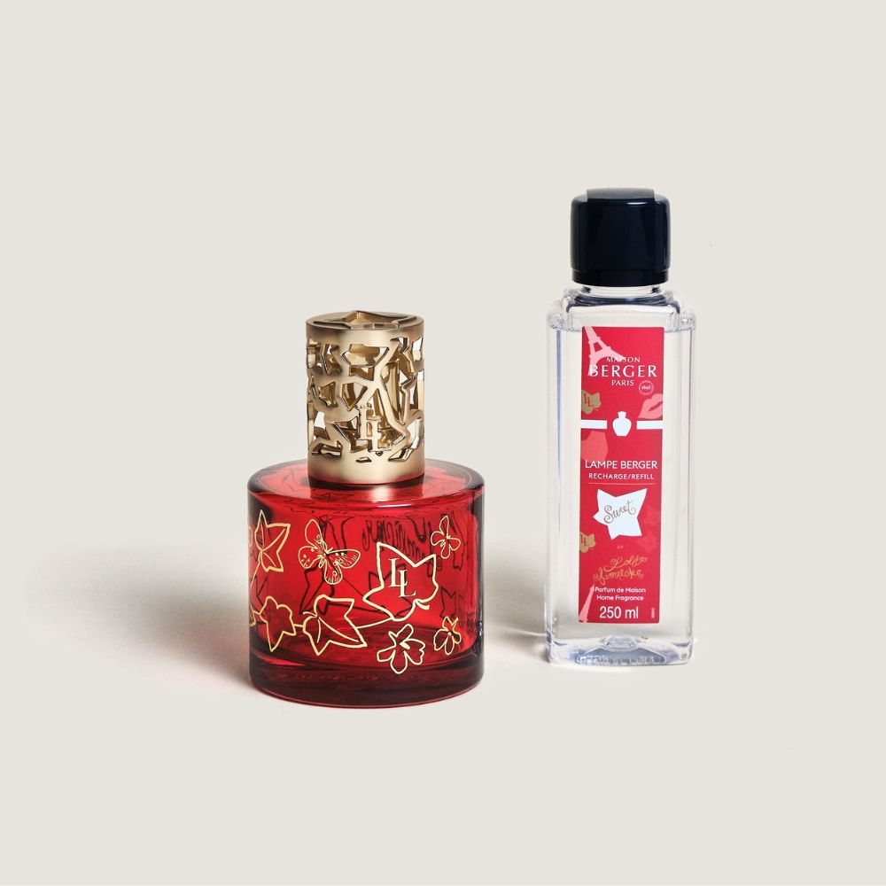 Cofre lámpara catalítica REDONDO Lolita Lempicka Sweet ROJA lámpara catalítica  – Maison Berger