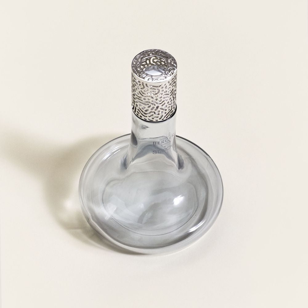 Cofre lámpara catalítica STARCK GRIS – aroma Peau de Pierre – Maison Berger