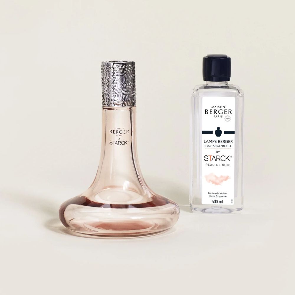 Cofre lámpara catalítica STARCK ROSA – aroma Peau de Soie – Maison Berger