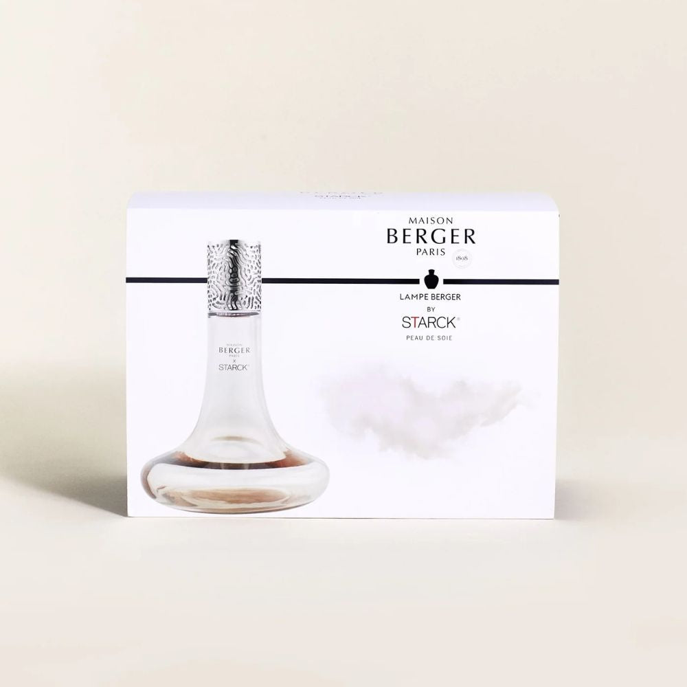 Cofre lámpara catalítica STARCK ROSA – aroma Peau de Soie – Maison Berger