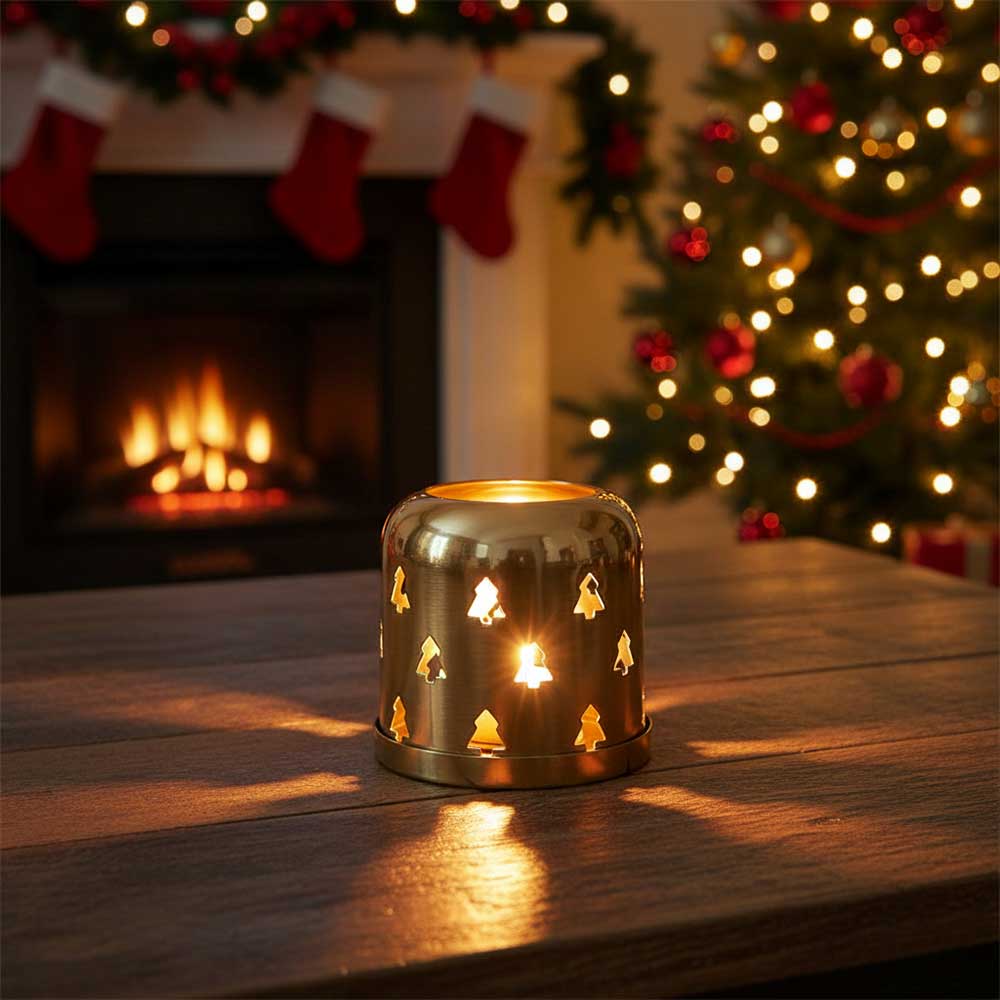 Lámpara vela de té ÁRBOLES DE NAVIDAD – D'Arome