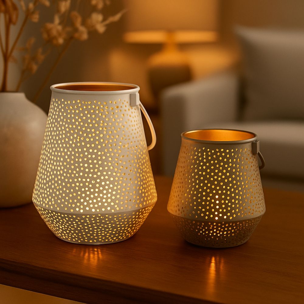 Portavelas Clara GRIS grande – D'Arome